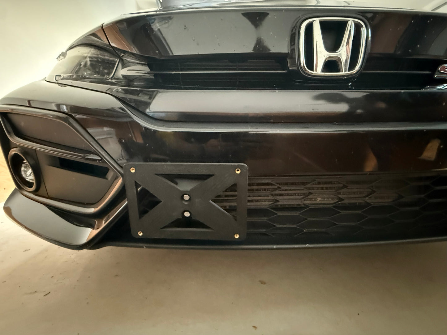 17-20 HONDA Civic Si 10th Gen | No- Drill Front Plate Mount