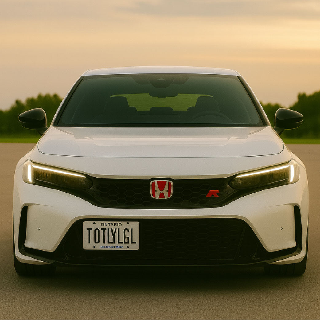 Honda no drill front plate mount