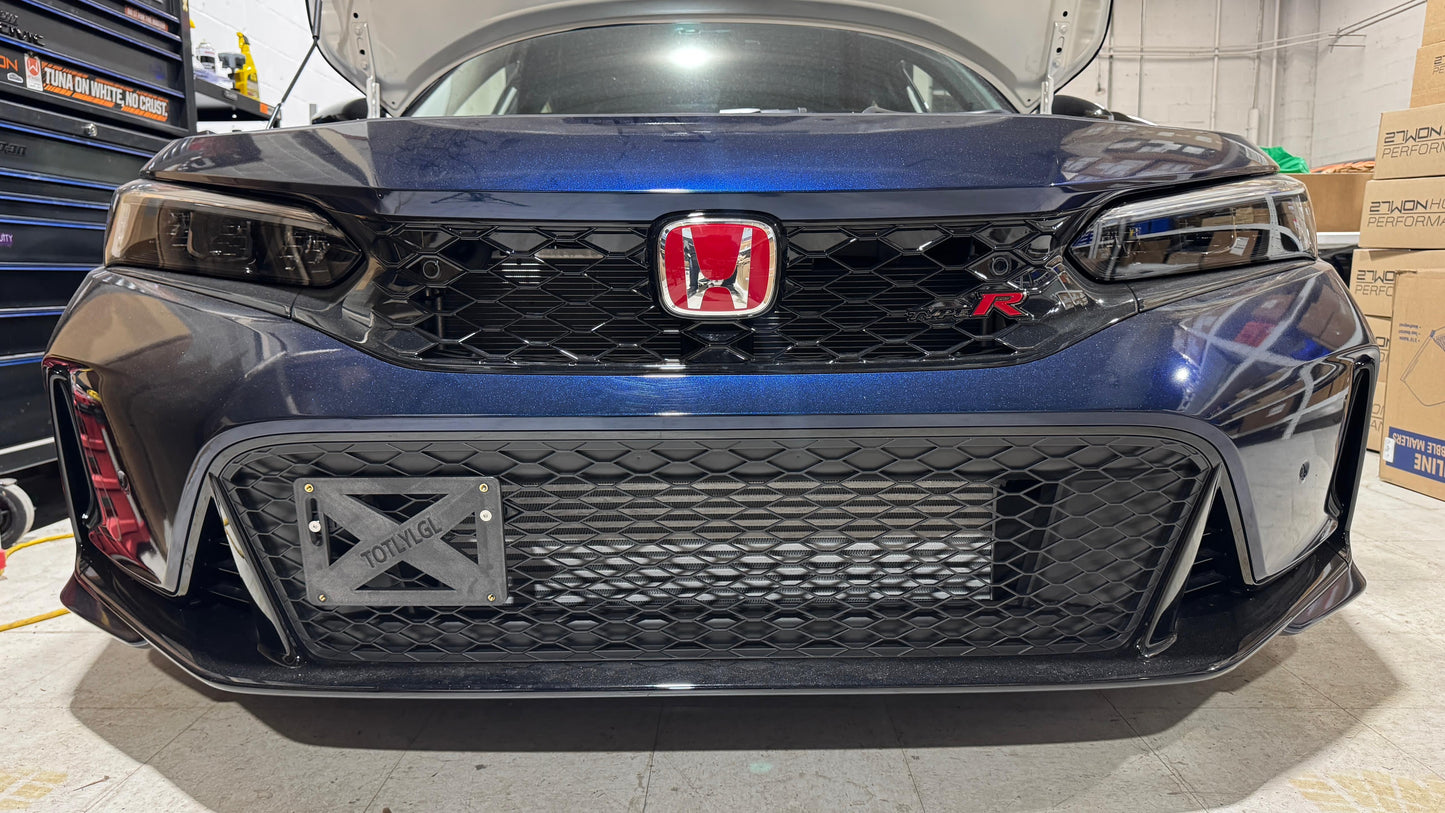 23+ HONDA Civic Type-R FL5 V2 | No-Drill Front Plate Mount